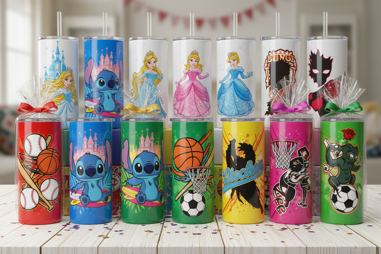 Vaso Térmico Sublimado - Personajes y Deportes