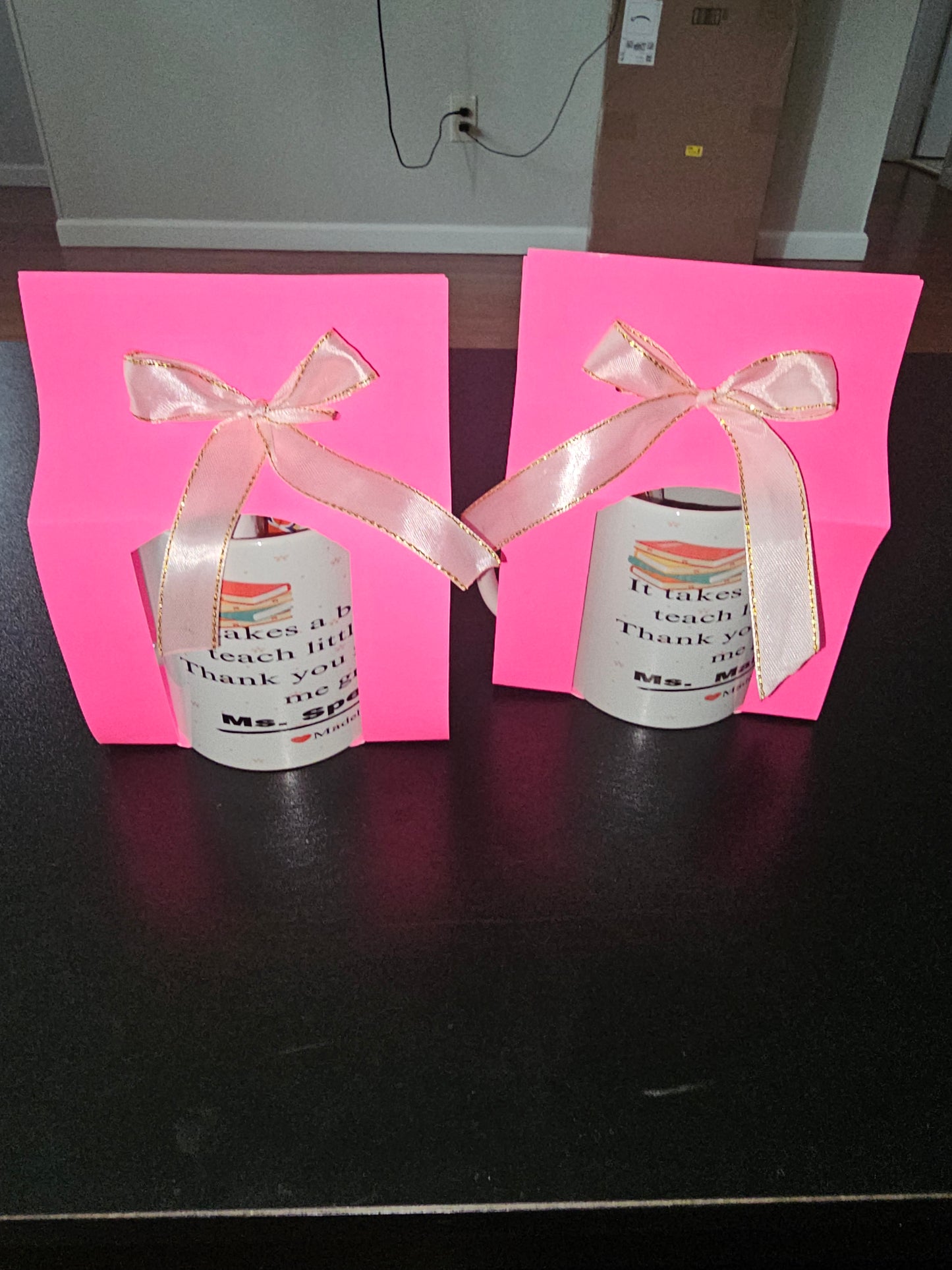 Tazas Personalizadas para Maestras con Cajita de Regalo