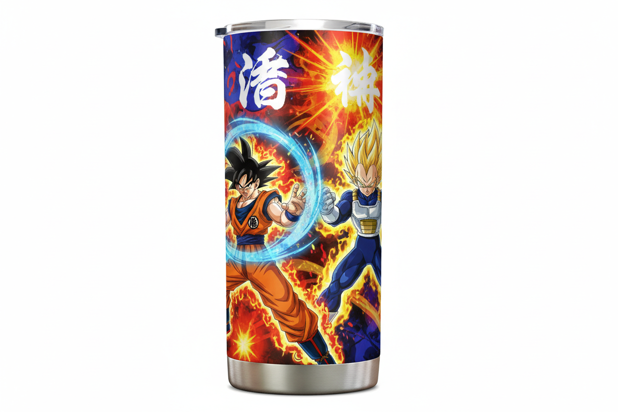 Vaso Térmico Sublimado - Dragon Ball Z y Princesas Disney