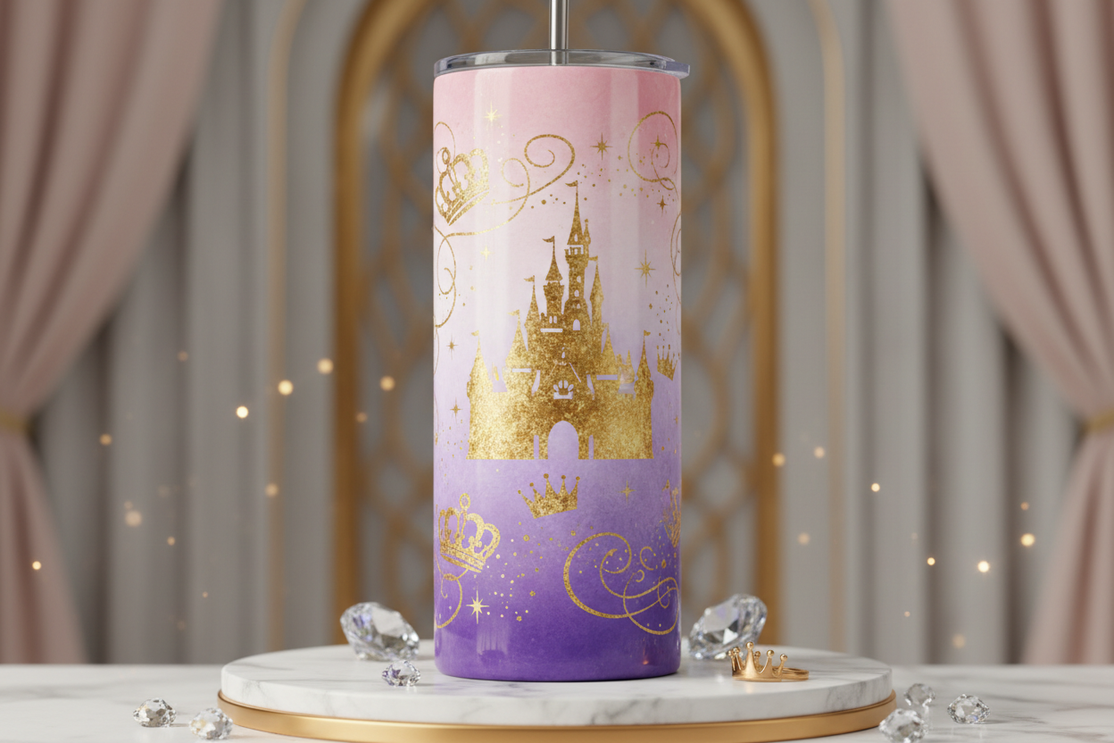 Vaso Térmico Sublimado - Dragon Ball Z y Princesas Disney