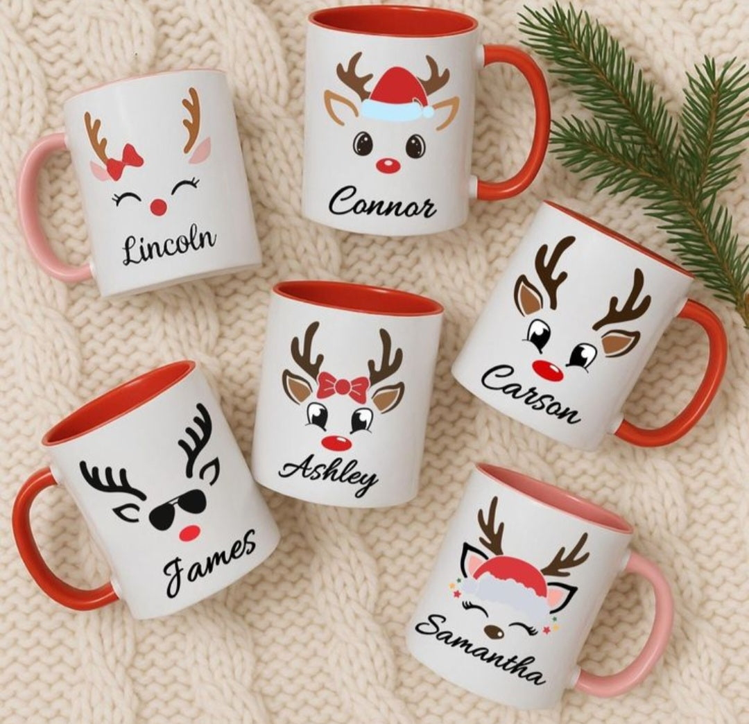Tazas Navideñas Sublimadas - Diseños Elegantes