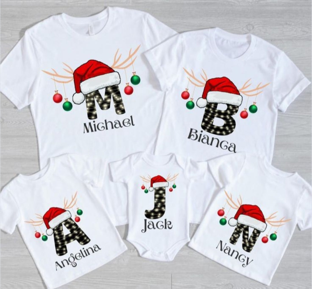Camisas Navideñas Familiares - Diseños a Juego